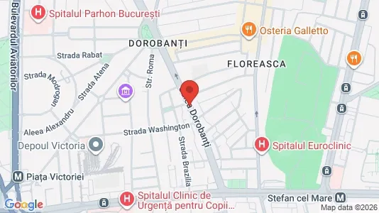 Apartments for rent i Bucharest - Sectorul 1 - kort over placeringen