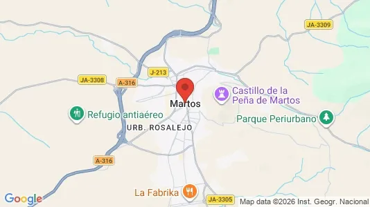 Apartments for rent i Martos - kort over placeringen