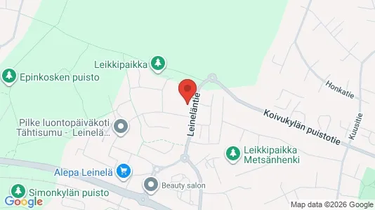 Apartments for rent i Vantaa - kort over placeringen