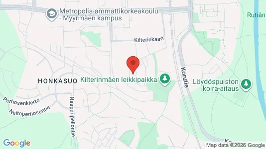 Apartments for rent i Vantaa - kort over placeringen