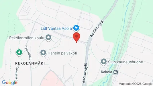 Apartments for rent i Vantaa - kort over placeringen