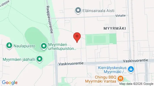 Apartments for rent i Vantaa - kort over placeringen