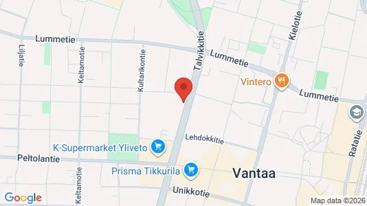 Apartments for rent i Vantaa - kort over placeringen