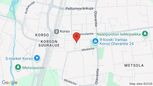 Apartments for rent i Vantaa - kort over placeringen