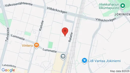 Apartments for rent i Vantaa - kort over placeringen