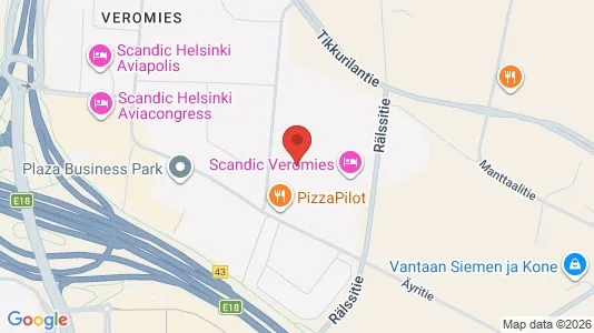 Apartments for rent i Vantaa - kort over placeringen