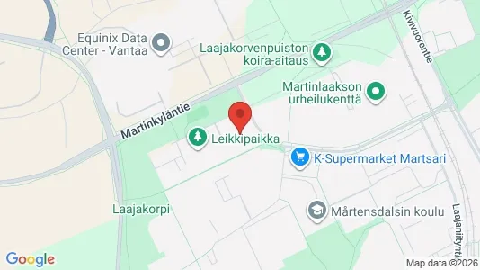 Apartments for rent i Vantaa - kort over placeringen