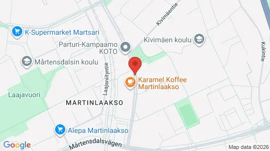Apartments for rent i Vantaa - kort over placeringen
