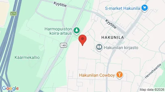 Apartments for rent i Vantaa - kort over placeringen