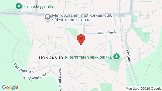 Apartments for rent i Vantaa - kort over placeringen