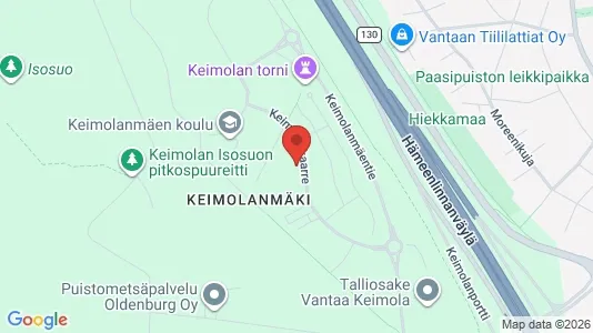 Apartments for rent i Vantaa - kort over placeringen