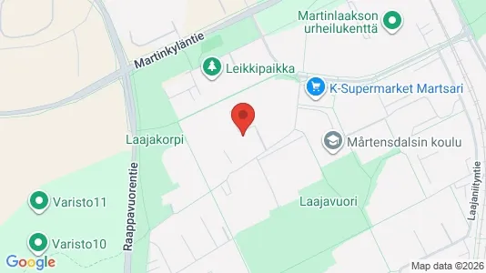 Apartments for rent i Vantaa - kort over placeringen