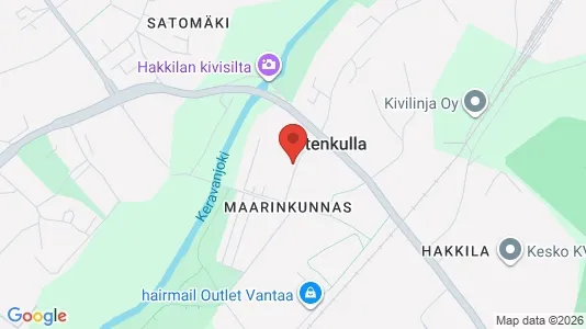 Apartments for rent i Vantaa - kort over placeringen