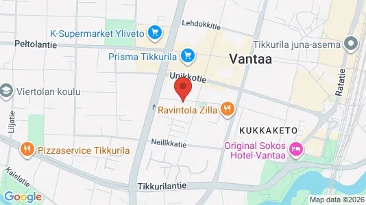 Apartments for rent i Vantaa - kort over placeringen