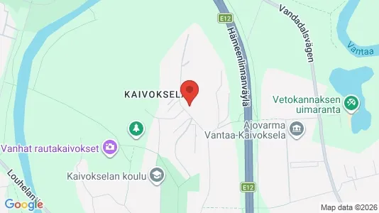 Apartments for rent i Vantaa - kort over placeringen