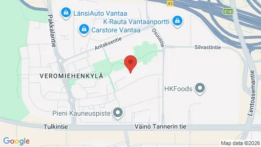 Apartments for rent i Vantaa - kort over placeringen