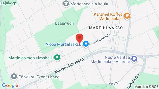 Apartments for rent i Vantaa - kort over placeringen