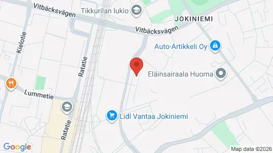 Apartments for rent i Vantaa - kort over placeringen