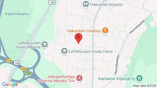 Apartments for rent i Vantaa - kort over placeringen