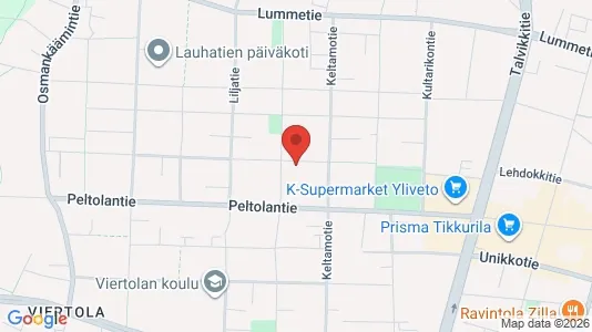 Apartments for rent i Vantaa - kort over placeringen
