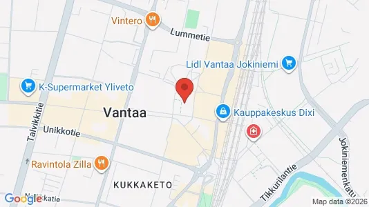 Apartments for rent i Vantaa - kort over placeringen
