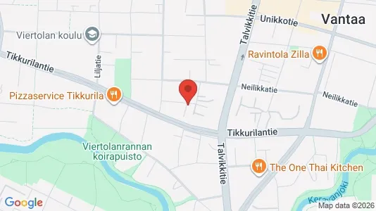 Apartments for rent i Vantaa - kort over placeringen