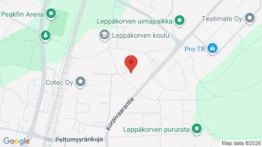 Apartments for rent i Vantaa - kort over placeringen