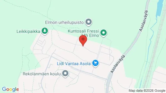 Apartments for rent i Vantaa - kort over placeringen