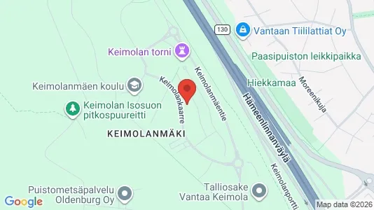 Apartments for rent i Vantaa - kort over placeringen