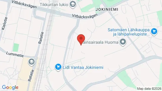 Apartments for rent i Vantaa - kort over placeringen