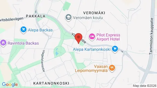 Apartments for rent i Vantaa - kort over placeringen