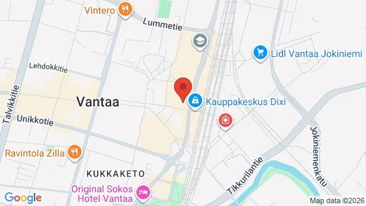 Apartments for rent i Vantaa - kort over placeringen