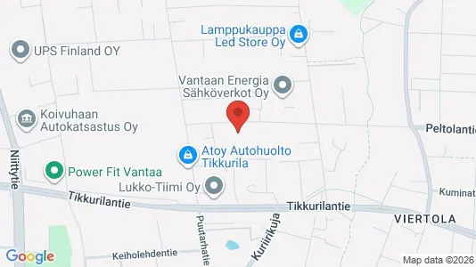 Apartments for rent i Vantaa - kort over placeringen
