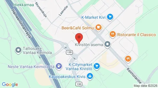 Apartments for rent i Vantaa - kort over placeringen