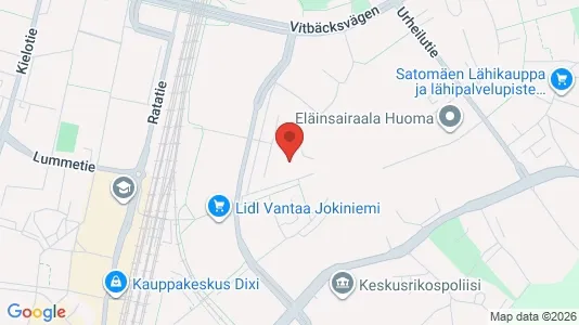 Apartments for rent i Vantaa - kort over placeringen