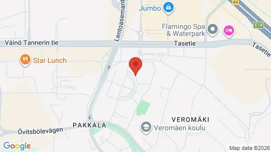 Apartments for rent i Vantaa - kort over placeringen