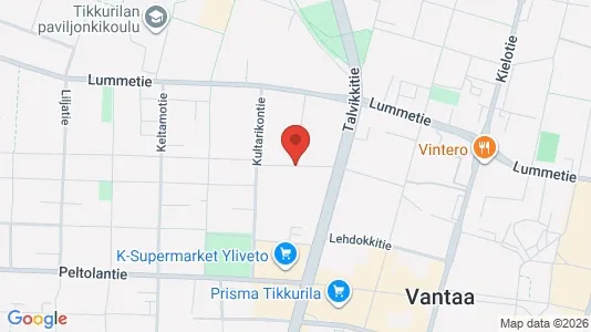 Apartments for rent i Vantaa - kort over placeringen