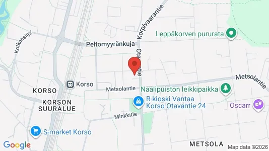 Apartments for rent i Vantaa - kort over placeringen
