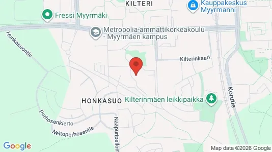 Apartments for rent i Vantaa - kort over placeringen