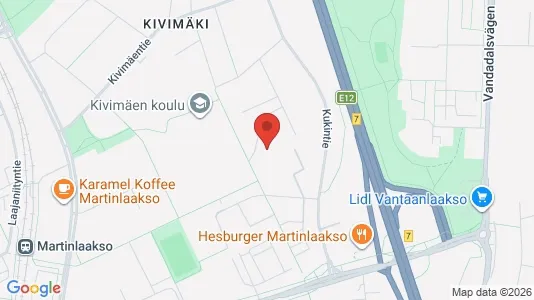 Apartments for rent i Vantaa - kort over placeringen