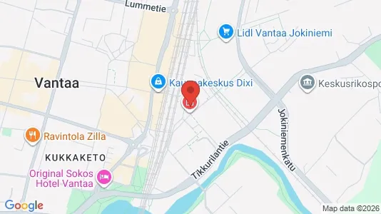 Apartments for rent i Vantaa - kort over placeringen