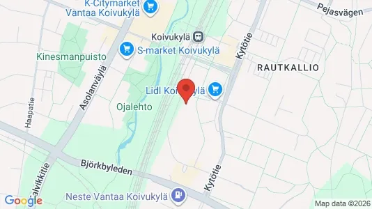 Apartments for rent i Vantaa - kort over placeringen