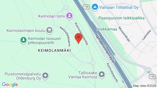 Apartments for rent i Vantaa - kort over placeringen