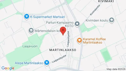 Apartments for rent i Vantaa - kort over placeringen