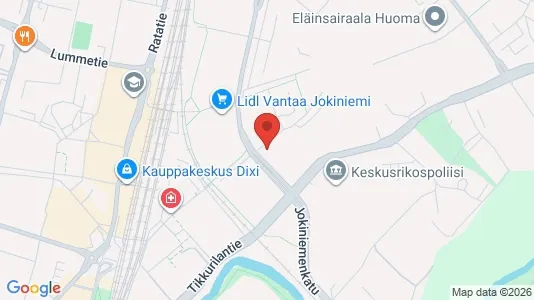 Apartments for rent i Vantaa - kort over placeringen