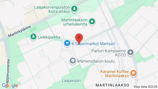 Apartments for rent i Vantaa - kort over placeringen