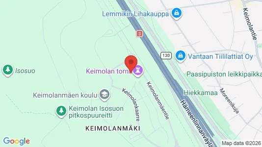 Apartments for rent i Vantaa - kort over placeringen