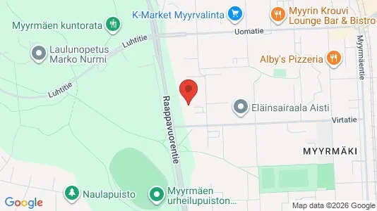 Apartments for rent i Vantaa - kort over placeringen