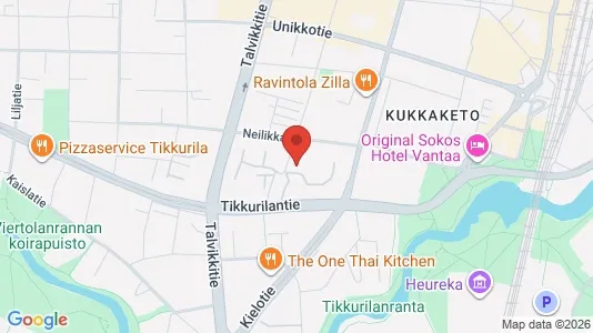 Apartments for rent i Vantaa - kort over placeringen