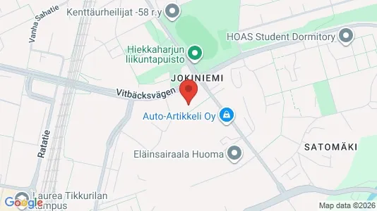 Apartments for rent i Vantaa - kort over placeringen